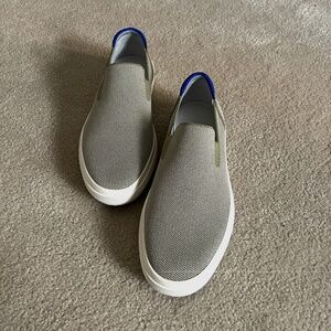 Rothy's Original Slip-On Sneaker in Sand, Size 8, worn once